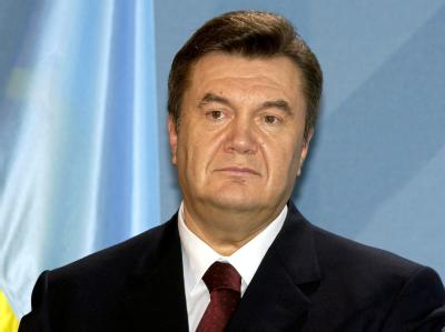Wenig beeindruckt von den Boykott-Forderungen: Viktor Janukowitsch, Ministerpräsident der Ukraine. Foto: Bernd Settnik/Archiv Janukowitsch