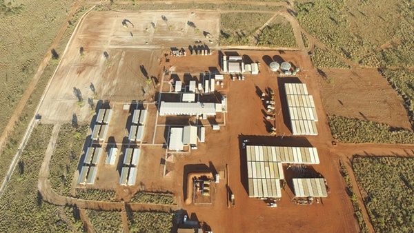 Camp auf dem Pilgangoora-Projekt; Foto: Pilbara Minerals