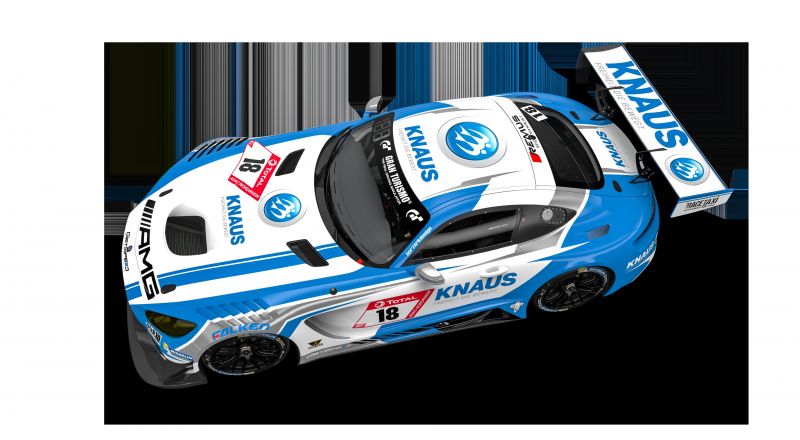 KNAUS Mercedes-AMG GT3 vom GetSpeed Performance Team. Foto: Knaus Tabbert GmbH