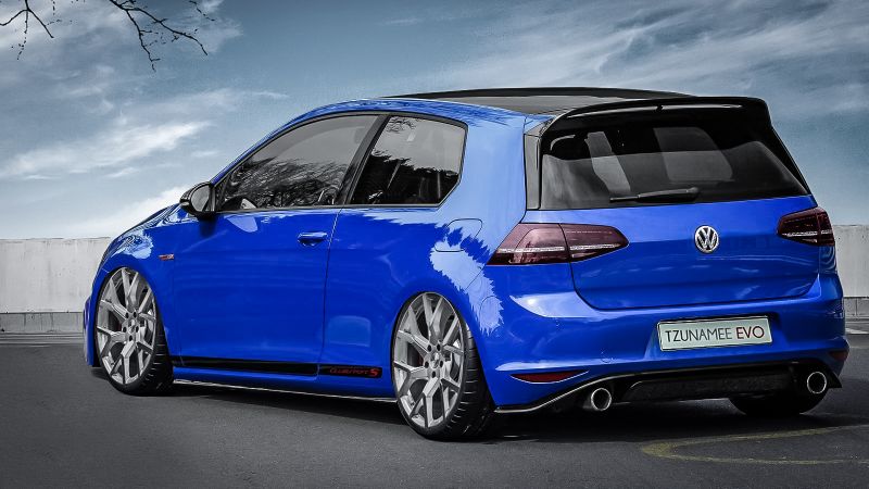 Golf 7 GTI Clubsport Barracuda Evo 19 Zoll Schräg Hinten