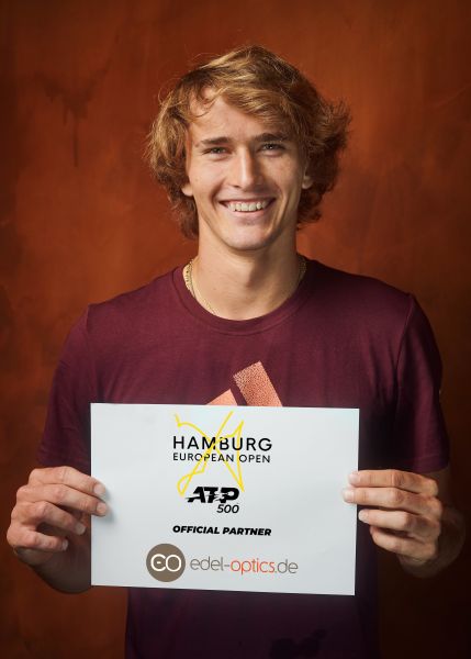 Alexander Zverev im Edel Optics Headquarter