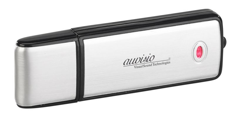 auvisio Voice Recorder & USB-Stick REC-200 V2, geräuschaktivierte Aufnahme, 70 Std., 8 GB / Bild: PEARL.GmbH / www.pearl.de