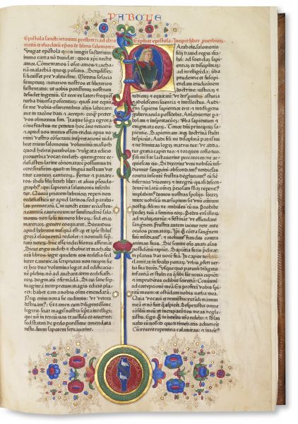 Biblia latina – Fust-Schöffer-Bible / 2 volumes, August 14, 1462 / Estimate: € 1,000,000
