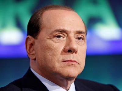 Italiens Regierungschef Silvio Berlusconi: Bleibe auch bei Verurteilung im Amt. Silvio Berlusconi