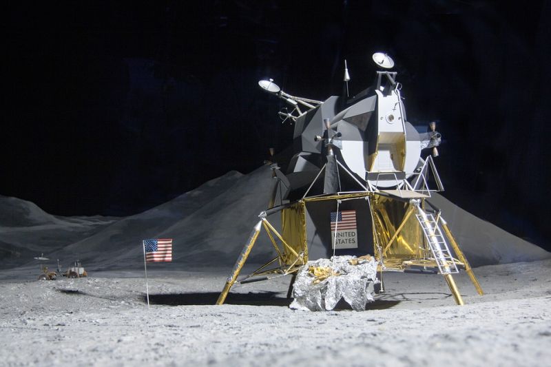 Jahrhundertereignis: Ein Mensch betritt den Mond!