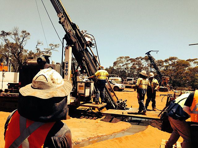 Bohrung auf einem Projekt von Classic Minerals; Foto: Classic Minerals
