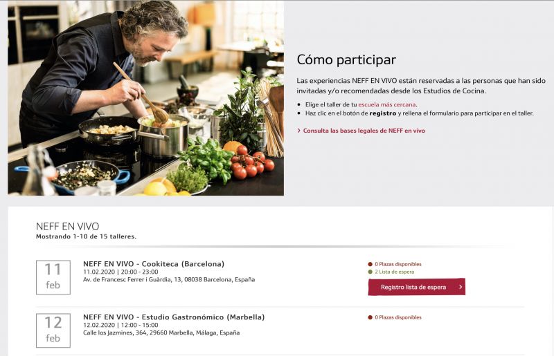 Einbindung von Kalendern und Teilnehmeranmeldung in Corporate Website