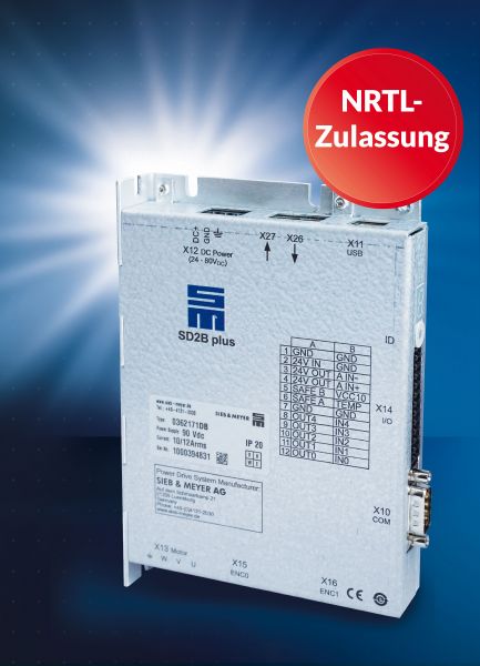 Dank einer neuen SERVOLINK 4-Schnittstelle eignet sich der SD2B plus jetzt auch für den Einsatz als hochdynamischer Servoverstärker für den Betrieb von rotativen und linearen Niedervolt-Servomotoren