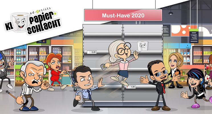 Promotion-Game Klopapierschlacht - ad-artists GmbH
