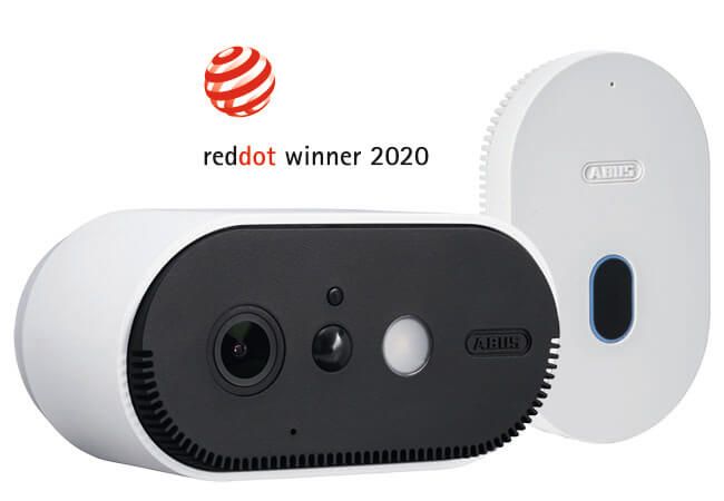 Die ABUS WLAN Akku Cam wurde für seine gute gestalterische Qualität mit dem Red Dot ausgezeichnet. © ABUS