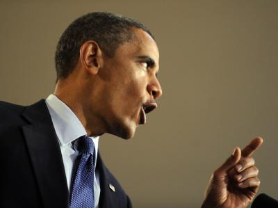 Obama: Das neue Gesetz «zielt ins Herz der Fähigkeit der iranischen Regierung, seine Nuklearprogramme zu entwickeln und zu finanzieren». US-Präsident Obama