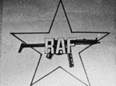 Das Logo der RAF: Stern und Waffe. Mehr als 30 Menschen wurden von den Linksextremisten ermordet. RAF-Logo