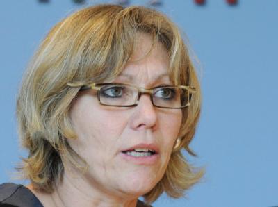 Die Landesvorsitzende der NRW-Grünen, Daniela Schneckenburger. Daniela Schneckenburger