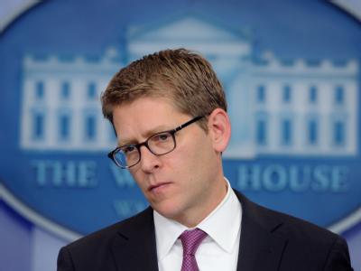 Weiße-Haus-Sprecher Jay Carney: «Europa bleibt eine Sorge». Foto: Michael Reynolds/Archiv Jay Carney