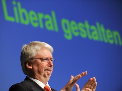 Der FDP-Politiker Jörg-Uwe Hahn im November beim Landesparteitag der hessischen Liberalen. Jörg-Uwe Hahn