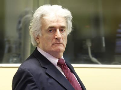 Radovan Karadzic im November vergangenen Jahres vor dem UN-Tribunal für das ehemalige Jugoslawien. Radovan Karadzic