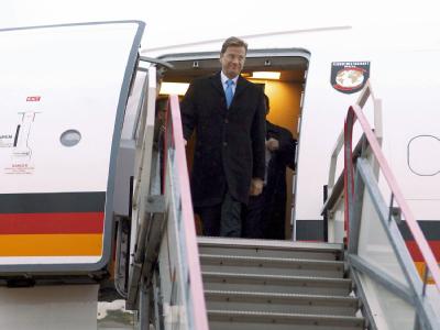 Bundesaußenminister Guido Westerwelle, hier während einer Reise Anfang November, ist in Moskau eingetroffen. Westerwelle