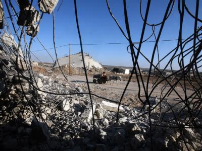 Nach den Kämpfen: Trümmer in einem Flüchtlingslager im Gazastreifen. (Symbolbild) Trümmerlandschaft