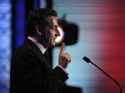 Frankreichs Regierungschef Sarkozy. Anders als Berlin befürwortet Paris einen OECD-Vorschlag nach einem Billionen-Schutzwall um die Eurozone. Foto: Yoan Valat Nicolas Sarkozy