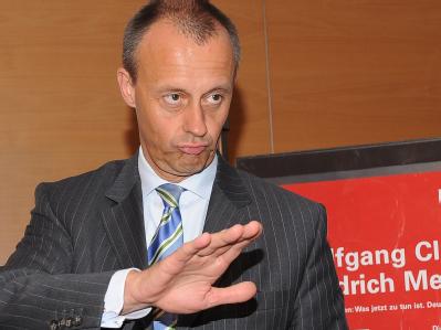 Friedrich Merz Ende April bei der Vorstellung eines Buches. Friedrich Merz