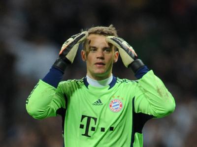 Bayern-Torwart Manuel Neuer während des Spiels gegen Real Madrid. Foto: Andreas Gebert Manuel Neuer