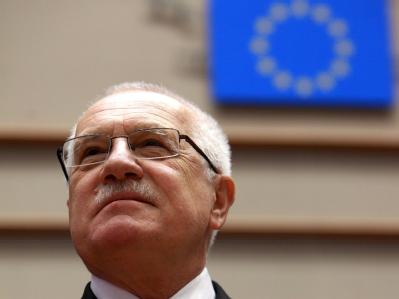 Auf Kriegsfuß mit dem EU-Reformvertrag: der tschechische Präsident Vaclav Klaus. Vaclav Klaus