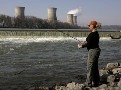 Im Kernkraftwerk Three Mile Island im US-Bundesstaat Pennsylvania wurde Strahlen-Alarm gegeben, nachdem geringe Mengen Radioaktivität austraten. (Archivbild) Kernkraftwerk Three Mile Island