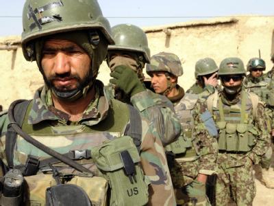 Afghanische Soldaten vor einem Einsatz in der Provinz Helmand. (Archivbild; Foto: SSGT Mark Jones/Handout Crown Copyright) Vor dem Einsatz