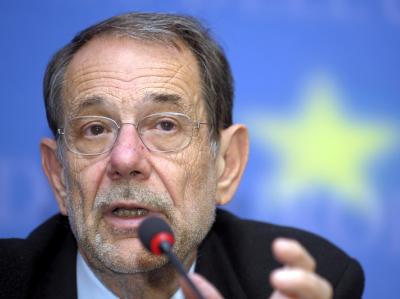 Javier Solana erwartet ein Bekenntnis Israels zur Zwei-Staaten-Lösung. Javier Solana