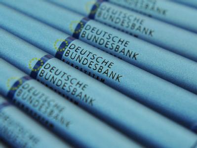 Kugelschreiber mit dem Logo der Deutschen Bundesbank. Deutsche Bundesbank