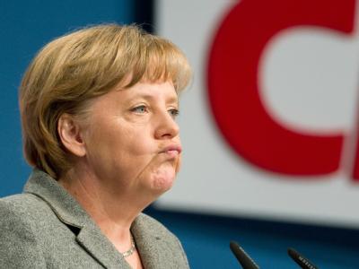 Kanzlerin Merkel wird wegen ihres Führungsstils attackiert. Foto: Peter Kneffel Merkel