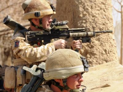 Britische Soldaten während der Offensive in der Provinz Helmand. (Archivbild; Foto: SSGT Mark Jones) Großoffensive