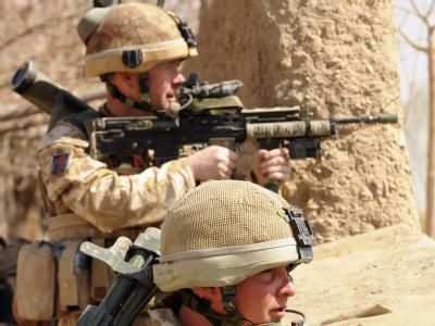 Britische Soldaten während der Offensive in der Provinz Helmand. (Foto: SSGT Mark Jones) Großoffensive