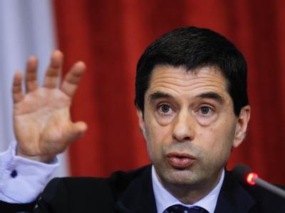 Portugals Finanzminister Vítor Gaspar bei einer Rede in Lissabon. Foto: Jose Sena Goulao Vitor Gaspar