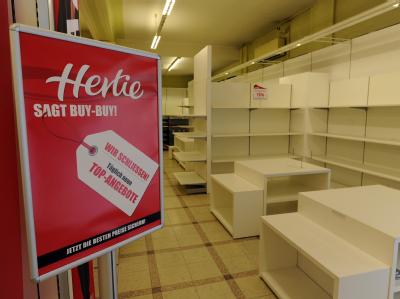 Mitte 2008 hatte die Warenhauskette Hertie Insolvenz angemeldet. Hertie-Kaufhaus