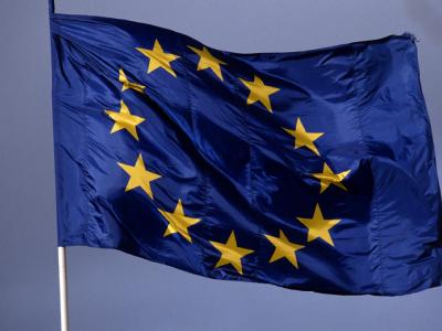 Die Flagge der Europäischen Union. Europaflagge