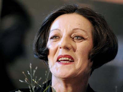 Herta Müller bei einer Pressekonferenz in Berlin. (Archivfoto) Herta Müller