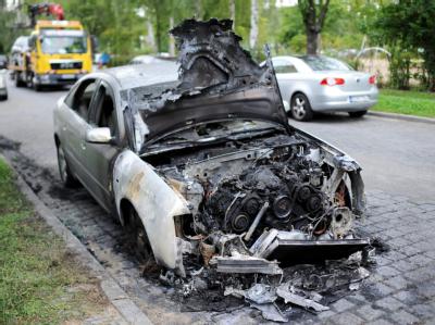 Die Serie von Brandstiftungen in den Straßen der Hauptstadt geht ungehindert weiter. Autowrack