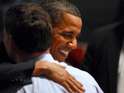 US-Präsident Obama zeigt sich am Mittwoch bei einem Auftritt in Illinois gut gelaunt. US-Präsident Obama