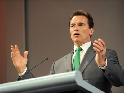 Der Gouverneur von Kalifornien, Arnold Schwarzenegger. Arnold Schwarzenegger