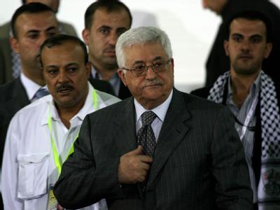 Palästinenserpräsident Abbas während des Parteitags in Bethlehem. Palästinenserpräsident Abbas