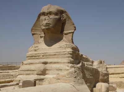 Die Sphinx vor den Pyramiden von Gizeh. Die Bundesregierung hat eine Reisewarnung für ganz Ägypten ausgesprochen. Sphinx