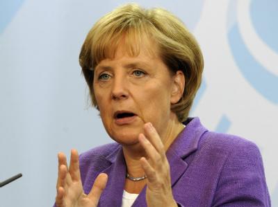 Angela Merkel: «Ich bin sehr zuversichtlich, dass die Menschen unseren argumentativen Wahlkampf mehr schätzen als ein Einschlagen auf andere». Merkel