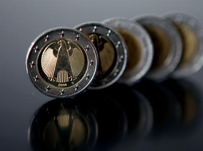 Die wirtschaftliche Belebung entlastet die Staatskasse. Euro-Münzen