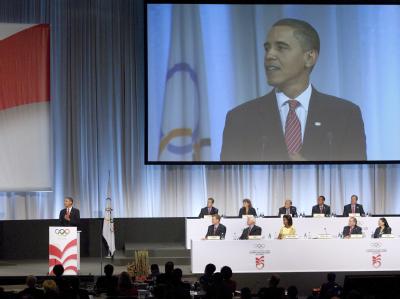 US-Präsident Obama am Freitag bei seinem vergeblichen Werben für die Olympia-Bewerbung von Chicago. IOC-Sitzung