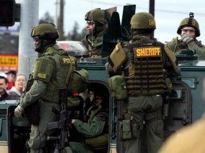 Mitglieder eines US-Spezialkommandos bei einem Einsatz. (Archivbild) Spezialkommando