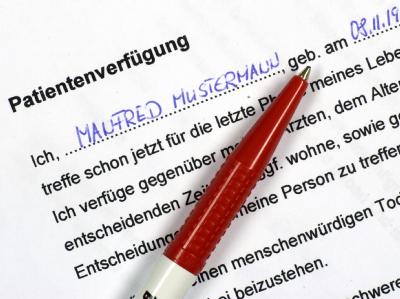 Für Patientenverfügung gibt es nun eine Gesetzesgrundlage. (Symbolbild) Patientenverfügung