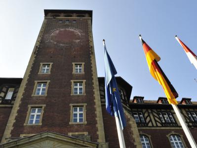 Blick auf das Landtagsgebäude in Potsdam. Landtag