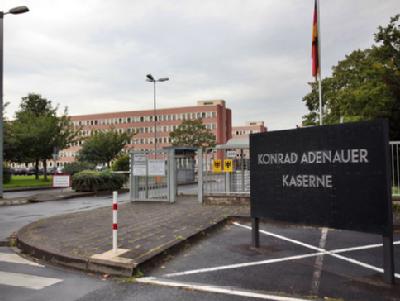 Der militärische Abschirmdienst (MAD) hat seine Zentrale in der Konrad-Adenauer-Kaserne in Köln. Foto: Michael Hübner MAD