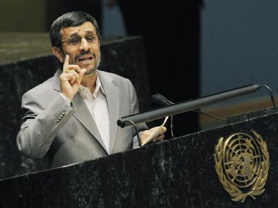 Irans Präsident Ahmadinedschad, hier im März 2010 vor der UN-Vollversammlung in New York. Mahmud Ahmadinedschad